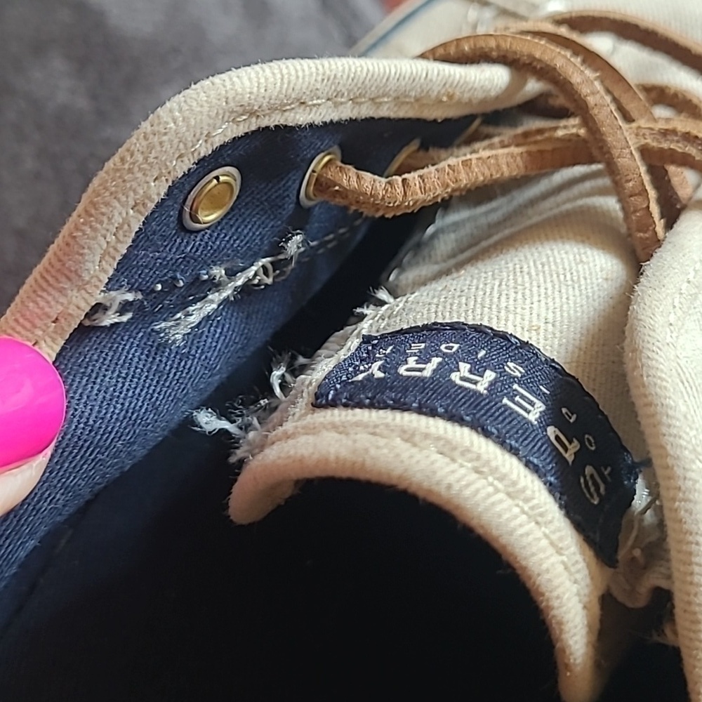 Sperry Top-Sider Seacoast Canvas Sneaker Size 7.5 - Picture 7 of 7